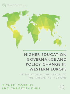 cover image of Higher Education Governance and Policy Change in Western Europe